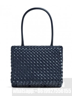 Bottega Veneta Patti Top Handle Bag 709420 Dark Gray