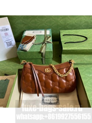 Gucci GG Matelasse handbag 735049 brown