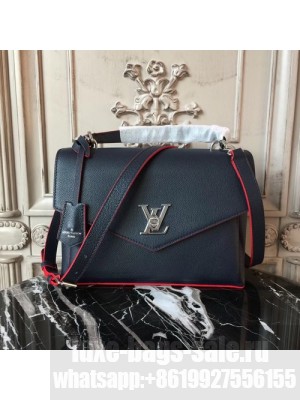 Louis Vuitton My Lockme 26cm Bag Calfskin Canvas Leather Fall/Winter 2017 Collection M54849, Indigo