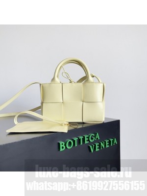 Bottega Veneta Candy Arco Tote Bag 729029 yellow