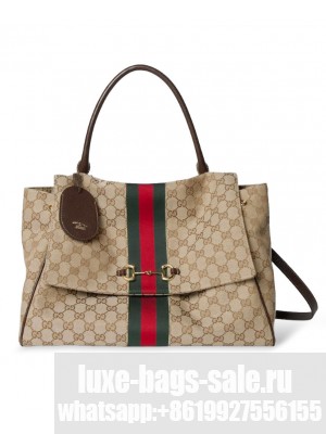 Gucci Paparazzo Series Large Handbag Coffee