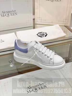 Alexander McQueen Oversized Platform Lace Up Creeper Sneakers Spring/Summer 2020 Collection, Suede Lilac 