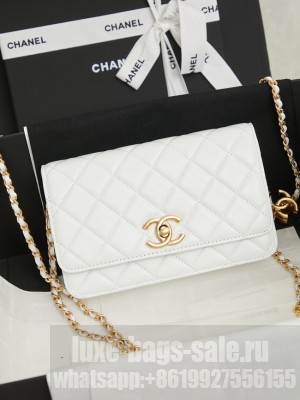 Chanel Wallet On Chain AP3938 white
