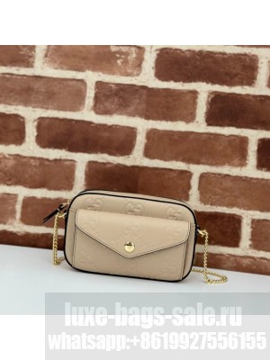 Gucci GG SUPER MINI SHOULDER BAG 781554 Cream