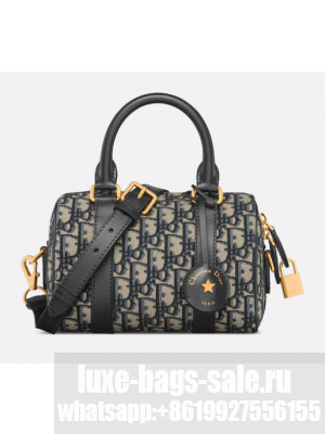 Dior Groove 20 Bag Blue Dior Oblique Jacquard M1364UT