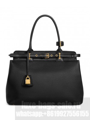 Celine Conti Bag In Supple Calfskin Black