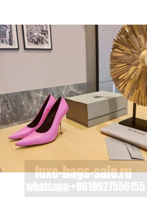 BALENCIAGA HEEL 10CM POINTED TOE PUMPS PINK 2022