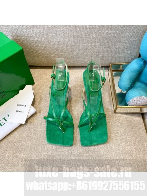 Bottega Veneta Stretch Tufted Insole Sandals 9cm Green Spring/Summer 2022 Collection