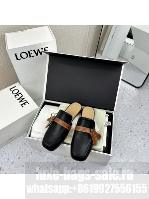 Loewe Gate Calfskin Flat Mules 06