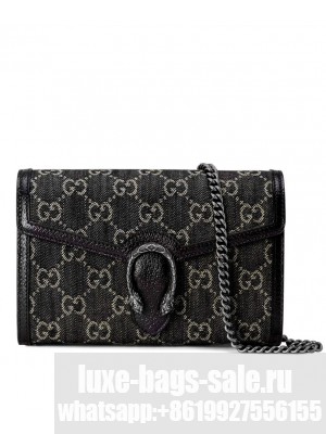 Gucci Dionysus GG Mini Chain Bag 476432 Black
