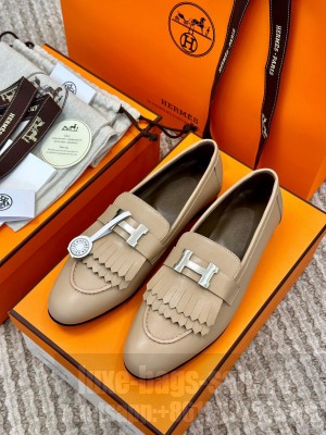 Hermes Women's Royal Loafer Beige