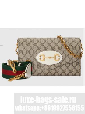 Gucci Horsebit 1955 small bag 677286 white