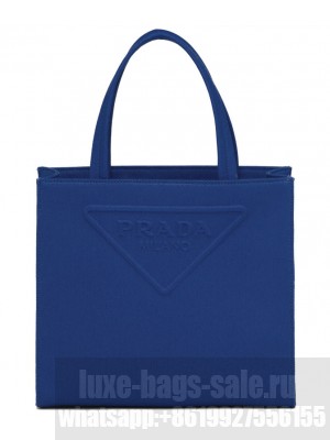 Prada Drill Tote Bag 1BG382 Blue
