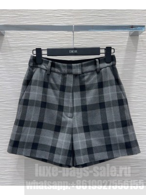 Christian Dior Women's Check'n'Dior Virgin Shorts Black