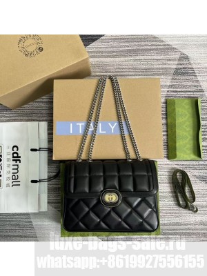GUCCI SMALL SHOULDER BAG 740834 black