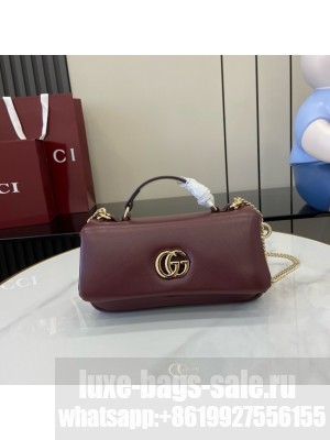 Gucci GG MILANO MINI TOP HANDLE BAG 806017-2 Rosso Ancora red