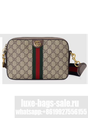 Gucci OPHIDIA SMALL CROSSBODY BAG 699439 Brown