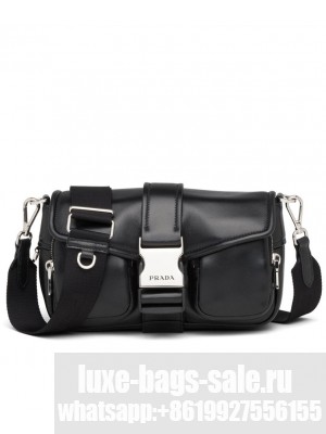 Prada Pocket Nappa Leather Bag 1BD295 Black