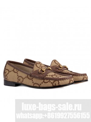 Gucci Women's Maxi Gg Loafer 727581 Dark Coffee
