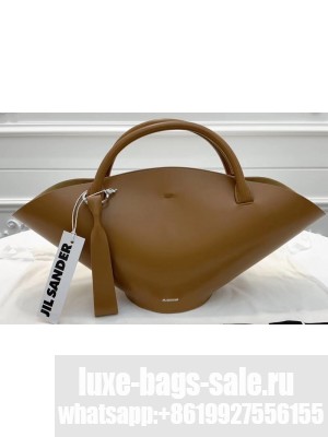 Jil Sander Small Sombrero Tote Bag Brown