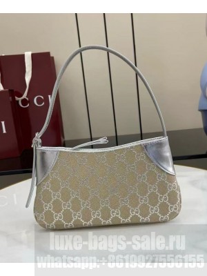 Gucci GG Emblem Series Small Shoulder Backpack 820696