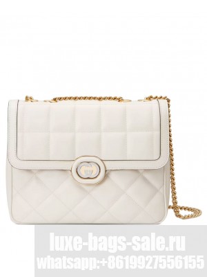 Gucci Deco Small Shoulder Bag 740834 Cream