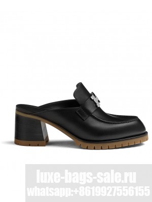Hermes Women's Flore 60 Mule Black