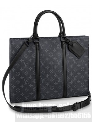 Louis Vuitton Sac Plat Horizontal Zippe M45265 Black