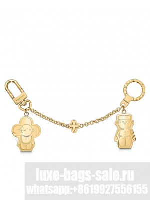 Louis Vuitton Gaston & Vivienne Best Friend Chain Bag Charm And Key Holder M00359 Golden