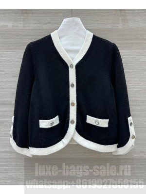 Chanel Women's Knitted Cardigan Black