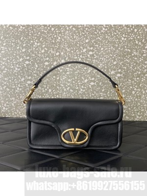 VALENTINO VLOGO 1960 medium lambskin bag FJ098 black