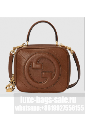 GUCCI BLONDIE TOP HANDLE BAG 744434 Cuir