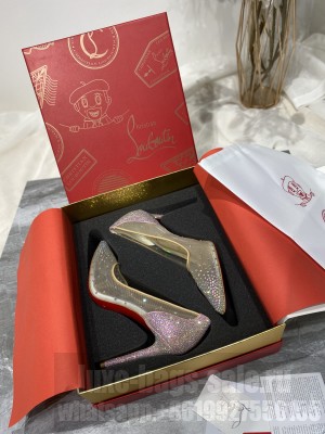 Christian Louboutin Crystal Mesh 10cm Pumps Pink 2021 Collection