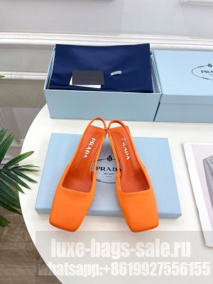 Prada Satin Slingbacks Sandals 04