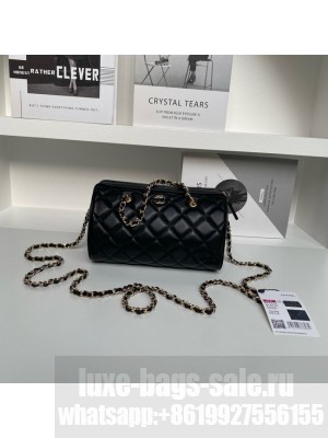 CHANEL CLUTCH WITH CHAIN AP4474 BLACK