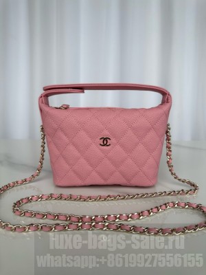 Chanel MINI Shoulder Bag Calfskin AS4386 pink