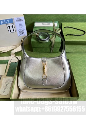 Gucci Jackie 1961 lame mini bag 636709 Silver