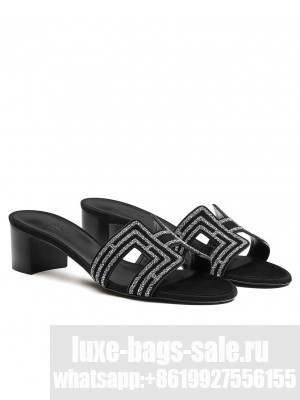 Hermes Women's Oasis Sandal Black