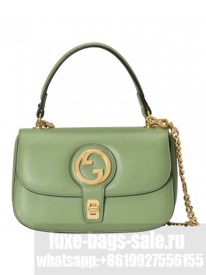Gucci Blondie Top-handle Bag 735101 Green