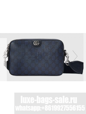 Gucci OPHIDIA SMALL CROSSBODY BAG 699439 Blue and black