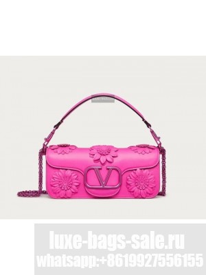 VALENTINO FLORAL TRIM LOCO BAG WB0K30P ROSE