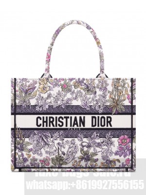 Christian Dior Medium Dior Book Tote White