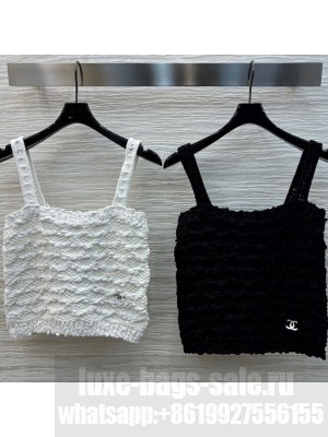Chanel Knit Vest Black/White 2025