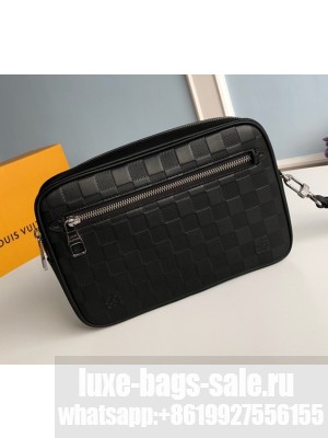 Louis Vuitton Men's Kasai Clutch M41664 Black  