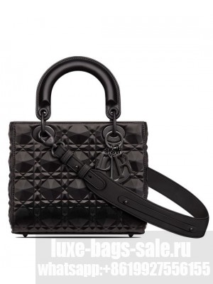 Christian Dior Small Lady Dior My Abcdior Bag Black