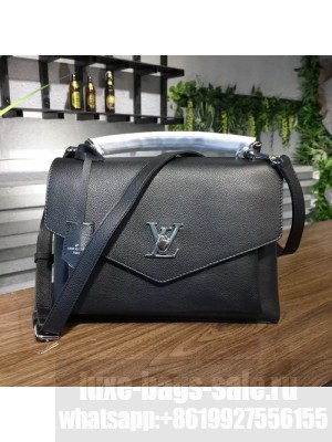 Louis Vuitton My Lockme 26cm Bag Calfskin Canvas Leather Fall/Winter 2017 Collection M54849, Noir