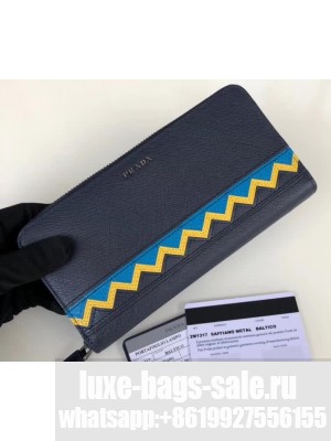 Prada Leather Men's Document Holder Wallet 2ML317 2M1317 04