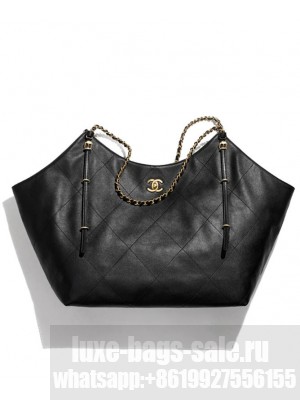 Chanel Maxi Shopping Bag AS5463 Black