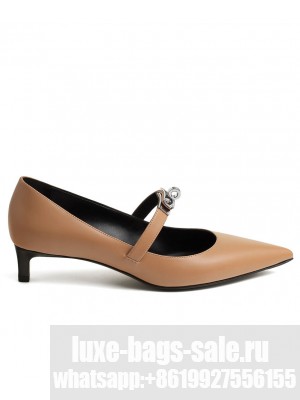 Hermes Women's Kiara 40 Pump Coffee