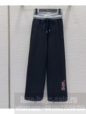 Christian Dior Women's Dior And Kaws Track Pants Black